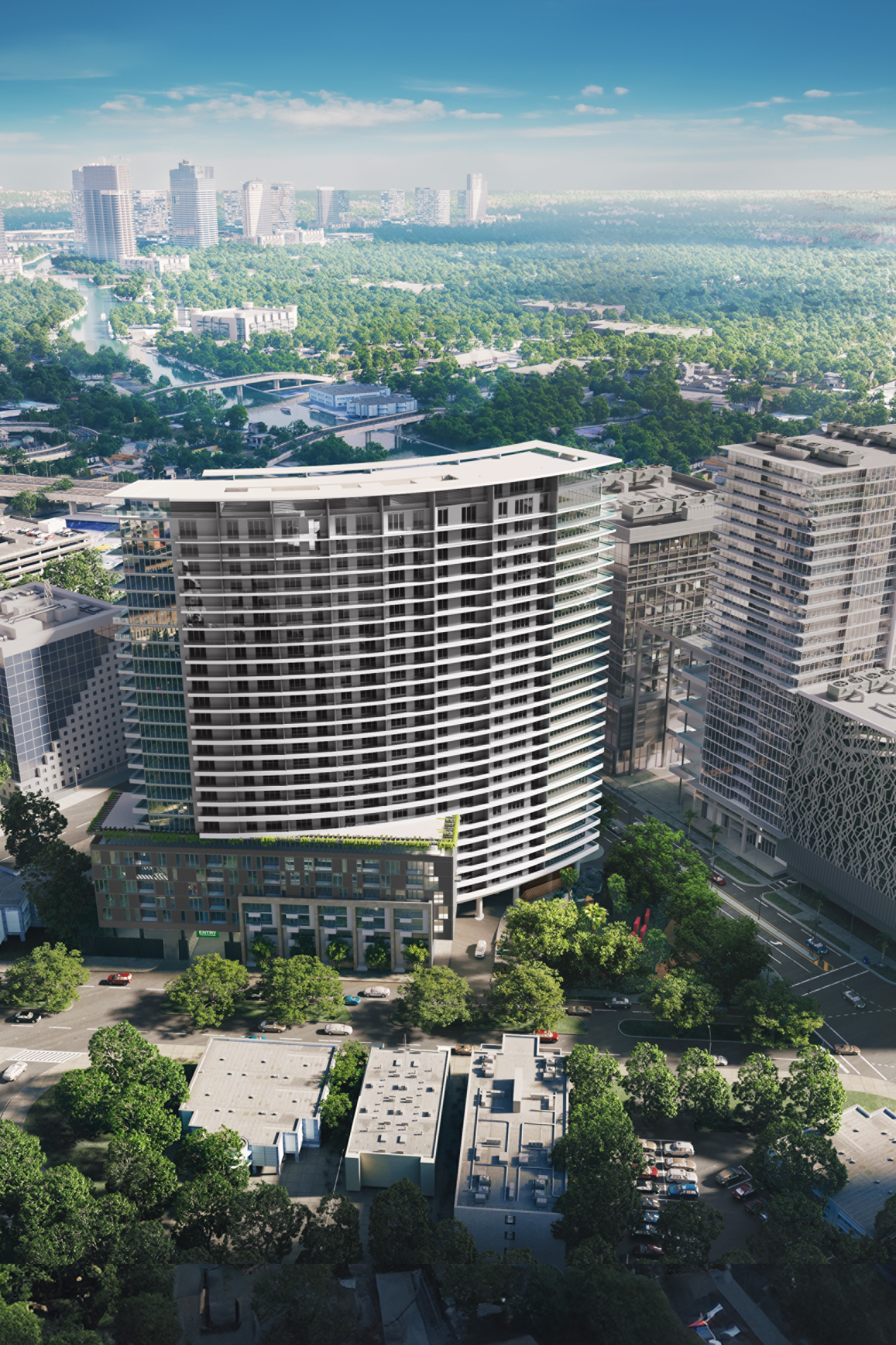 Mid River Vu - Aerial