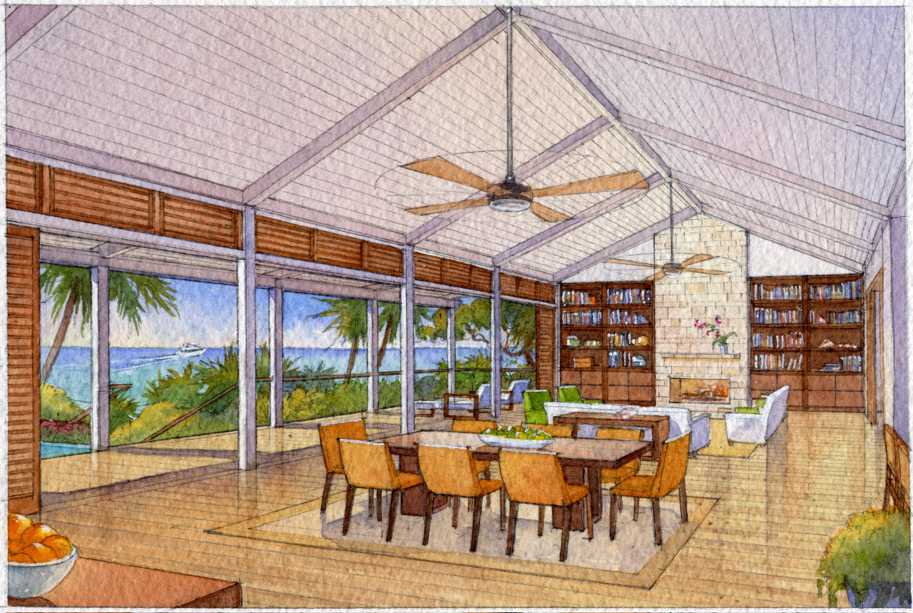 Pink Sands - Villa Interior