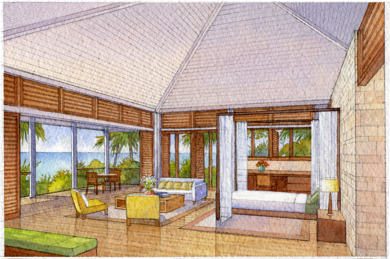 Pink Sands - Cottage Interior