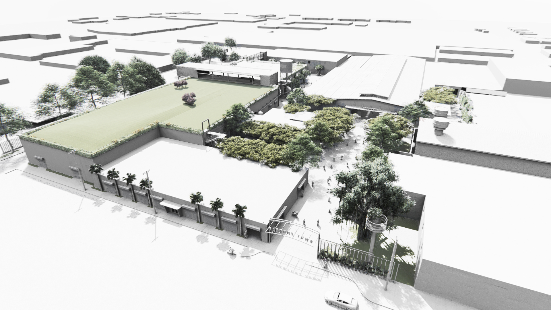 Hialeah Factory Town - Aerial