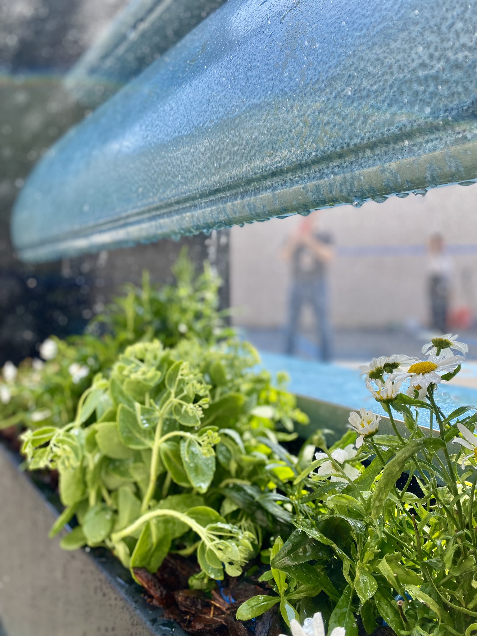 Terracotta Water Wall - Detail 1