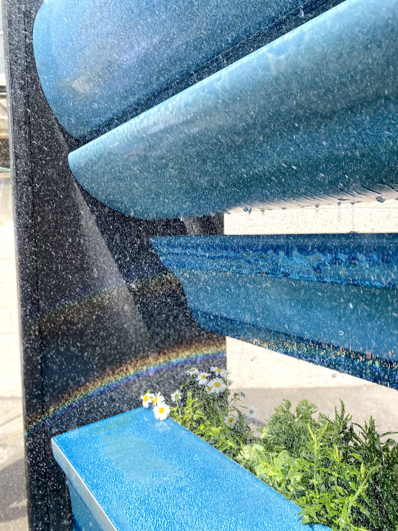 Terracotta Water Wall - Detail 2