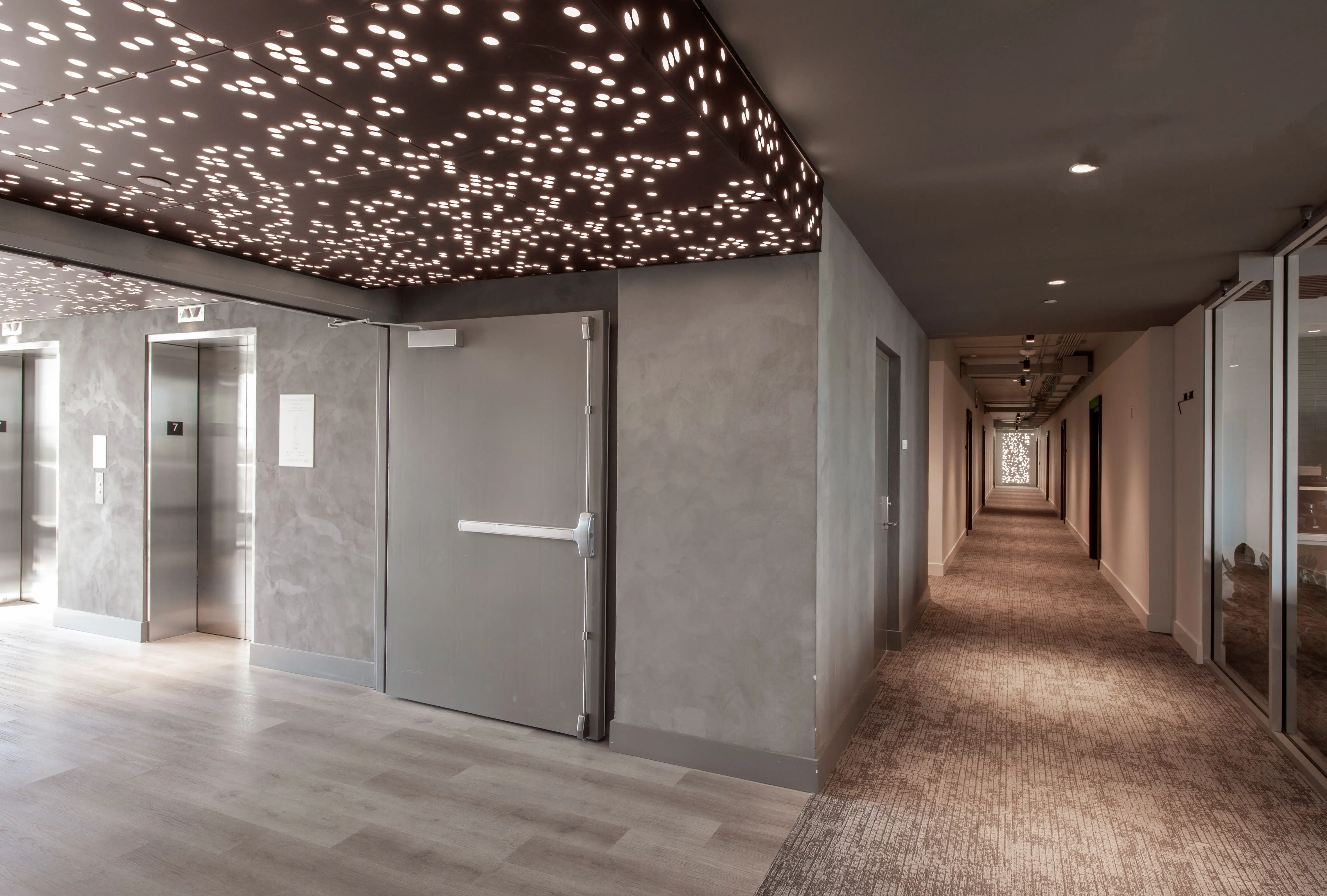 Grove Central Interiors - Corridor