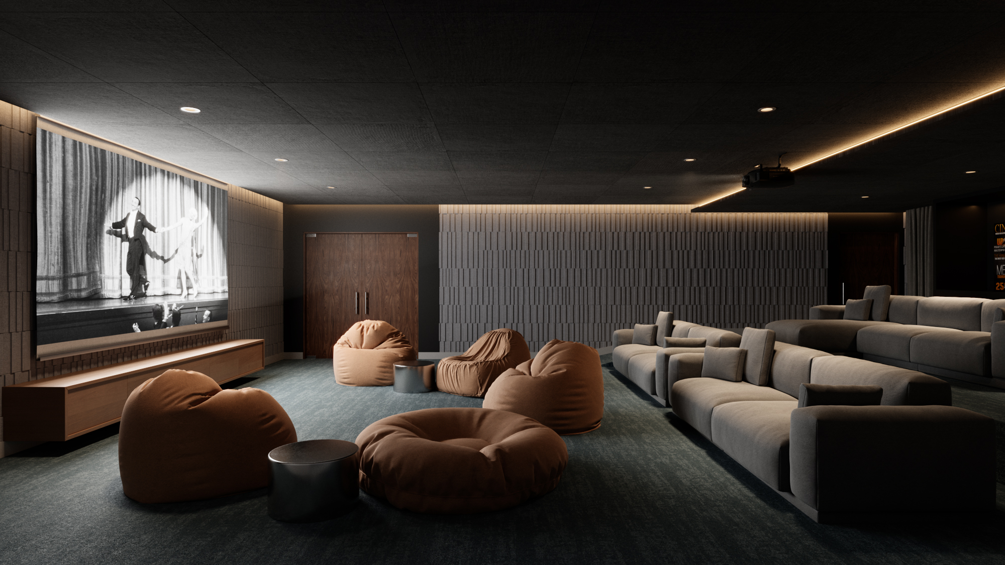 Grove Central Interiors - Theater