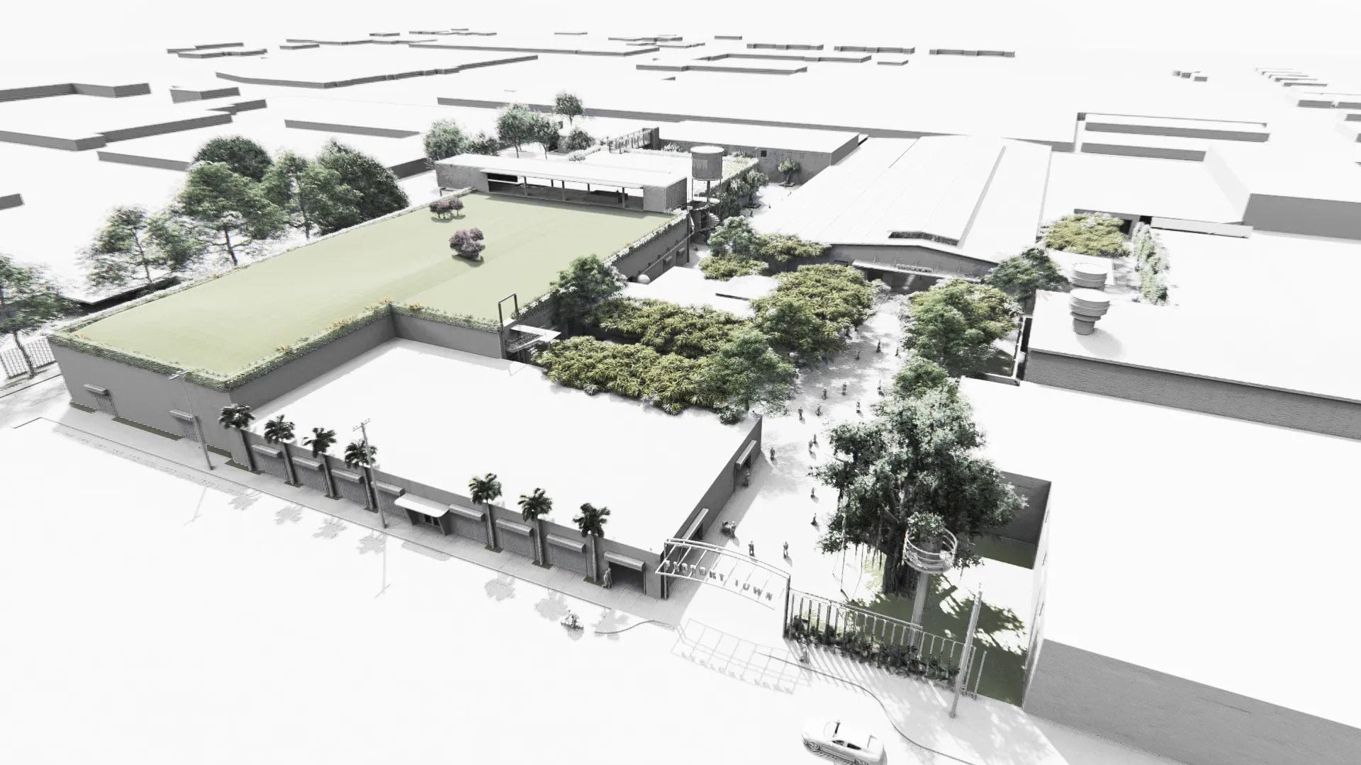 Hialeah Factory Town - Aerial