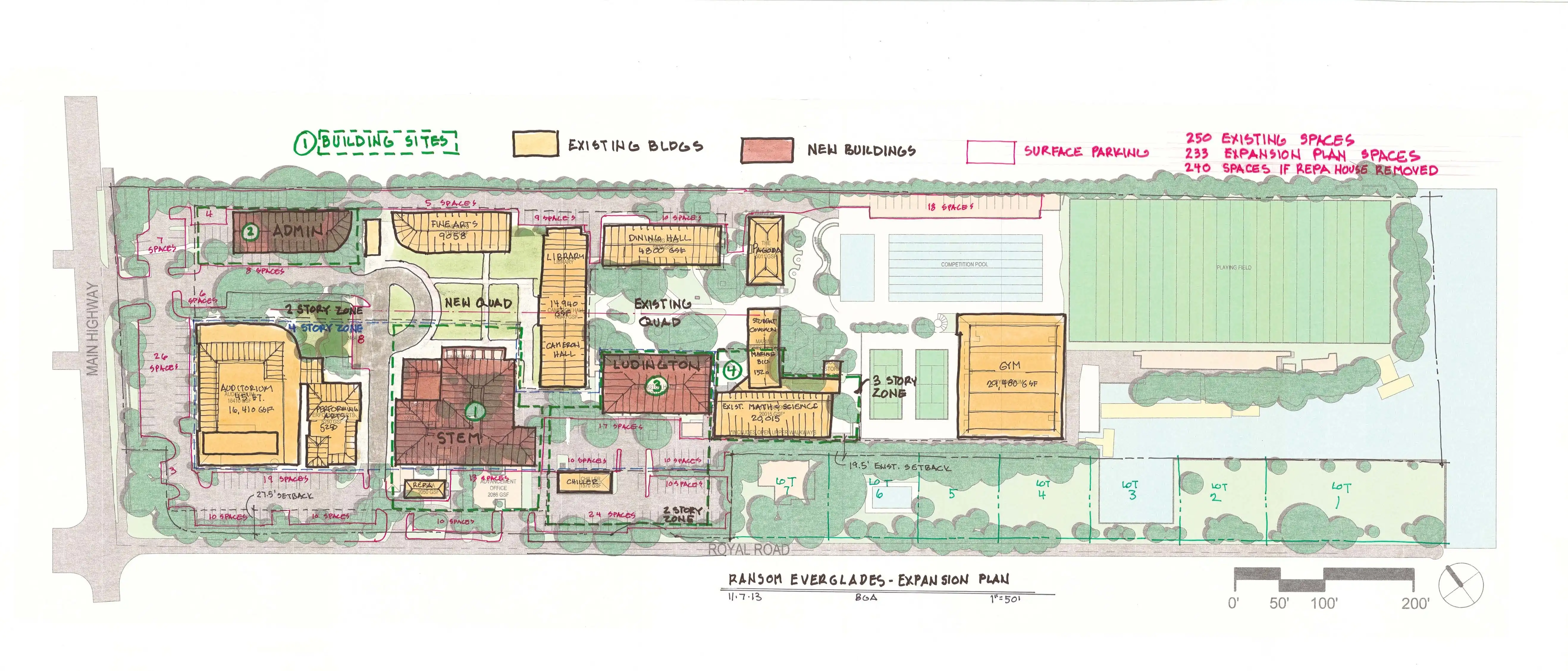 Ransom Everglades Campus - Site Expansion