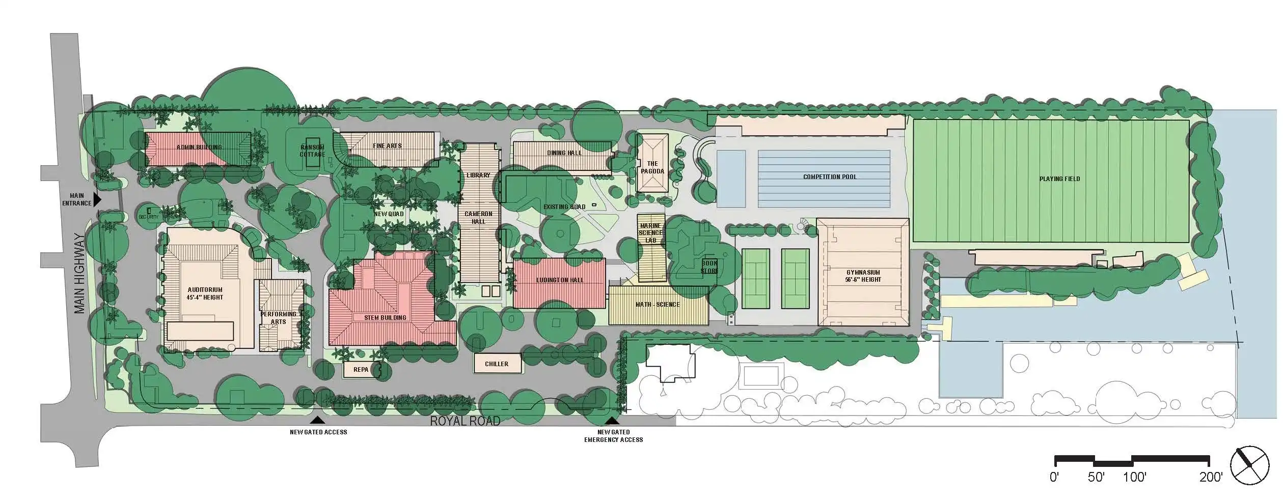 Ransom Everglades Campus - Site Plan