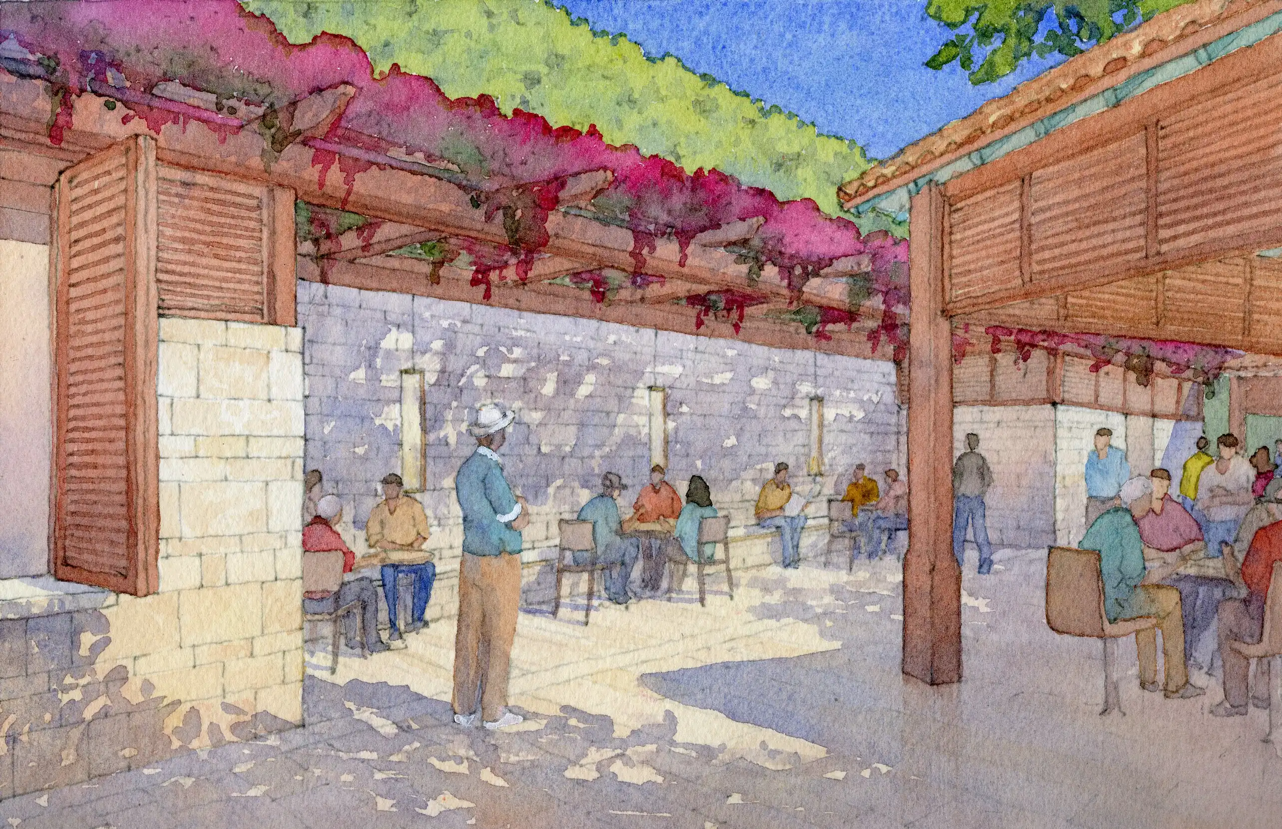 Domino Park Study - Perimeter Wall