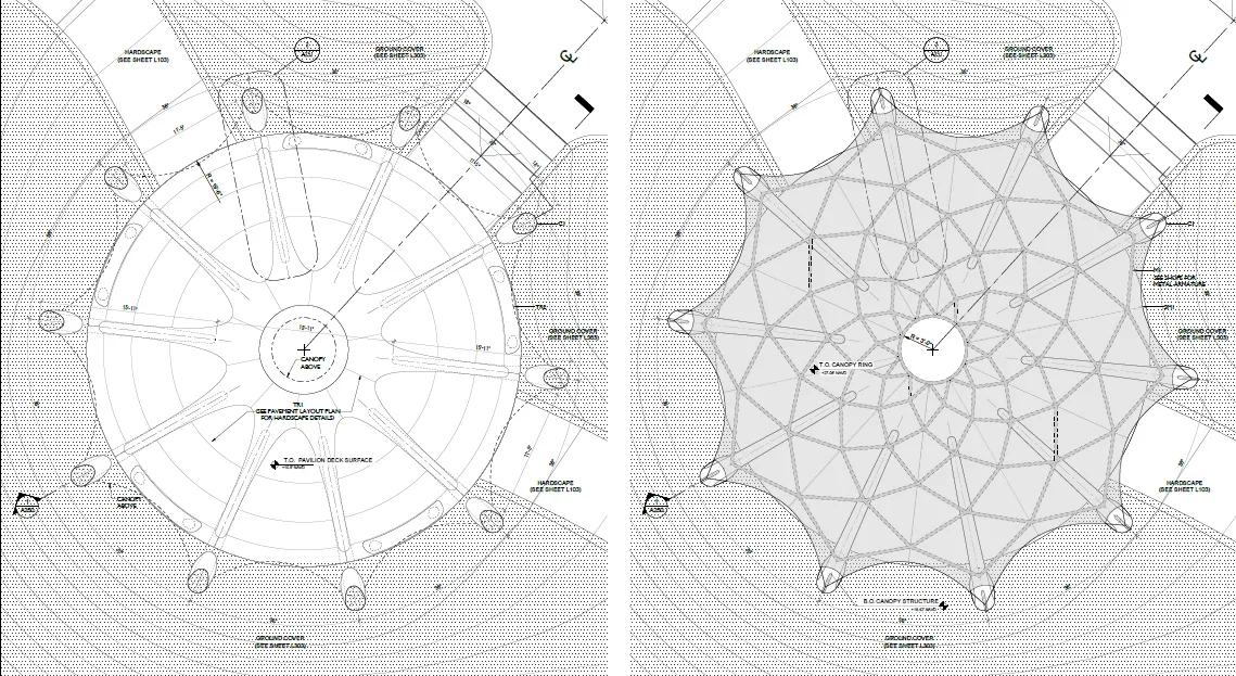 Margaret Pace Park - Pergola Geometry