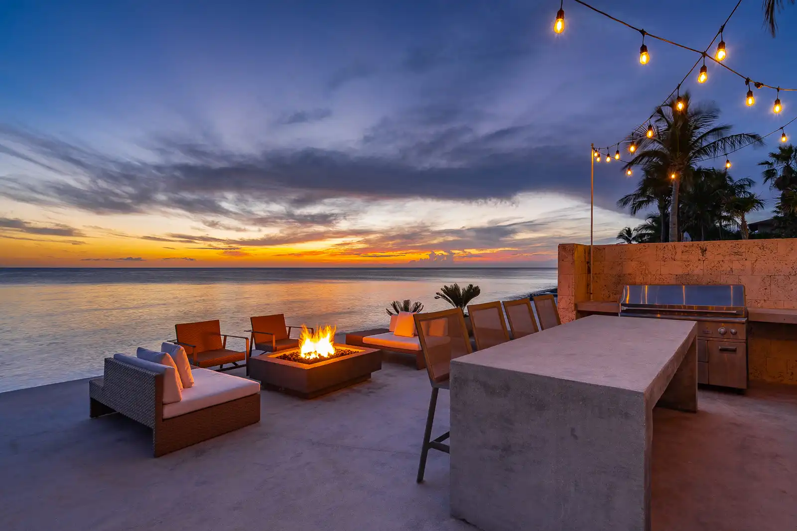 Cat Cay Residence - Fireside