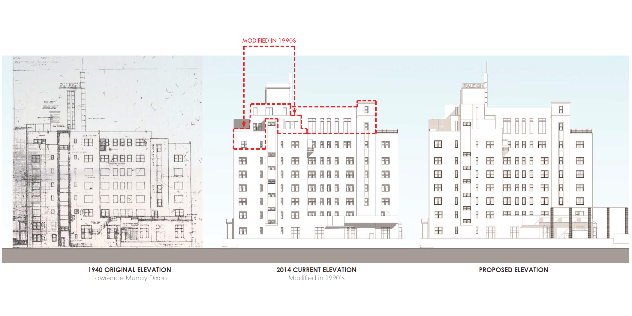 Raleigh Hotel Renovation - Exterior