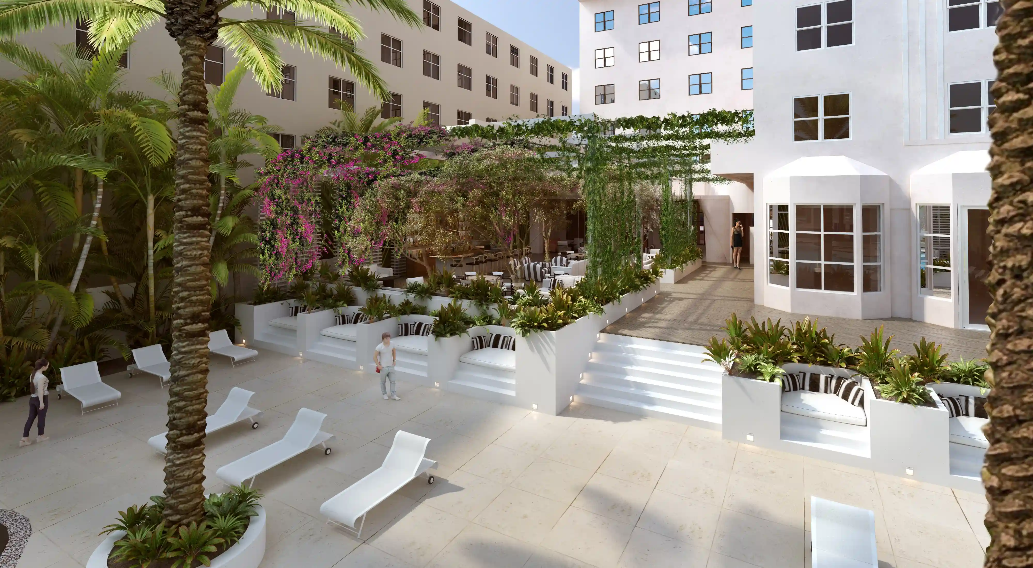 Raleigh Hotel Renovation - Outdoor Space
