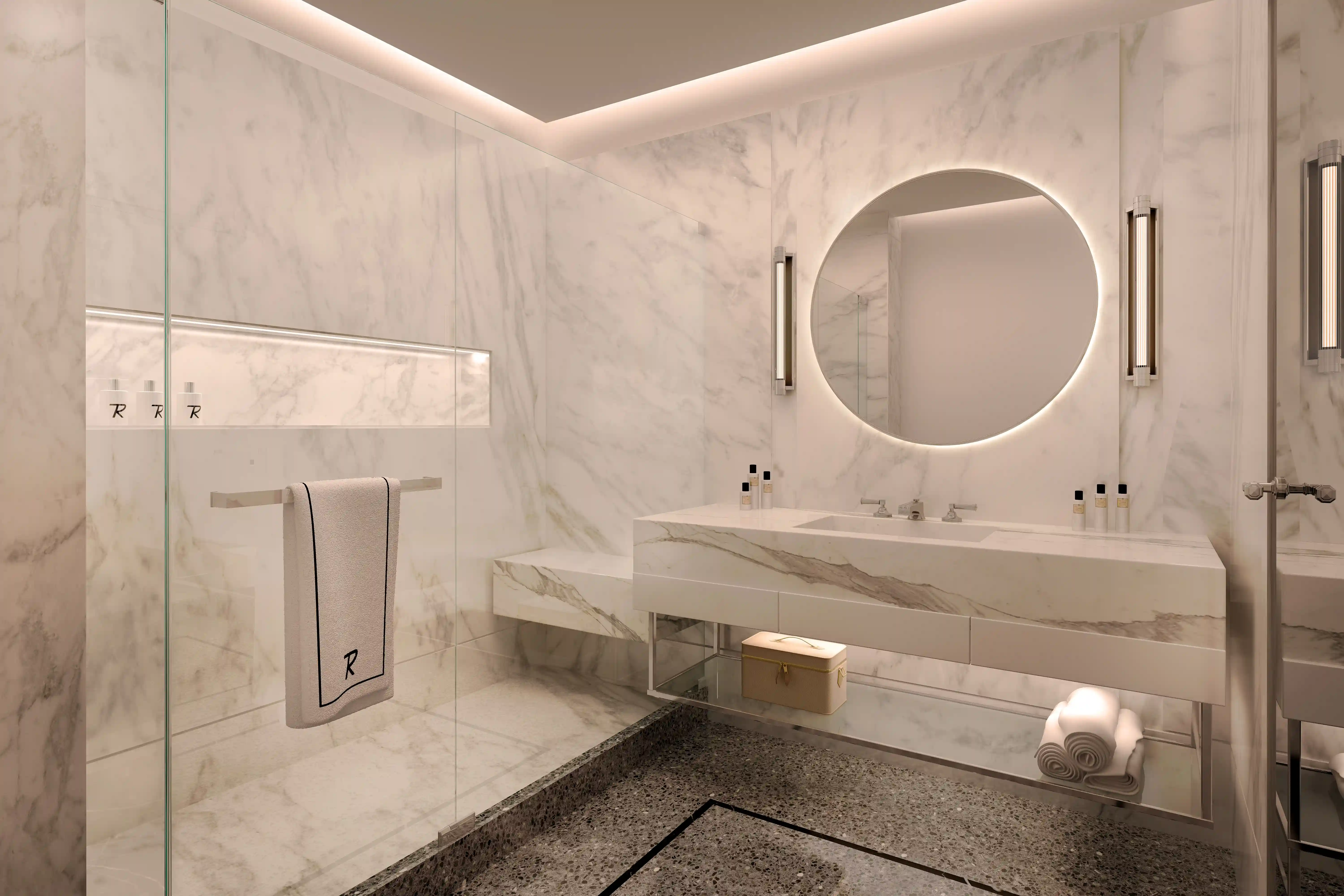 Raleigh Hotel Renovation - Guestroom Bath