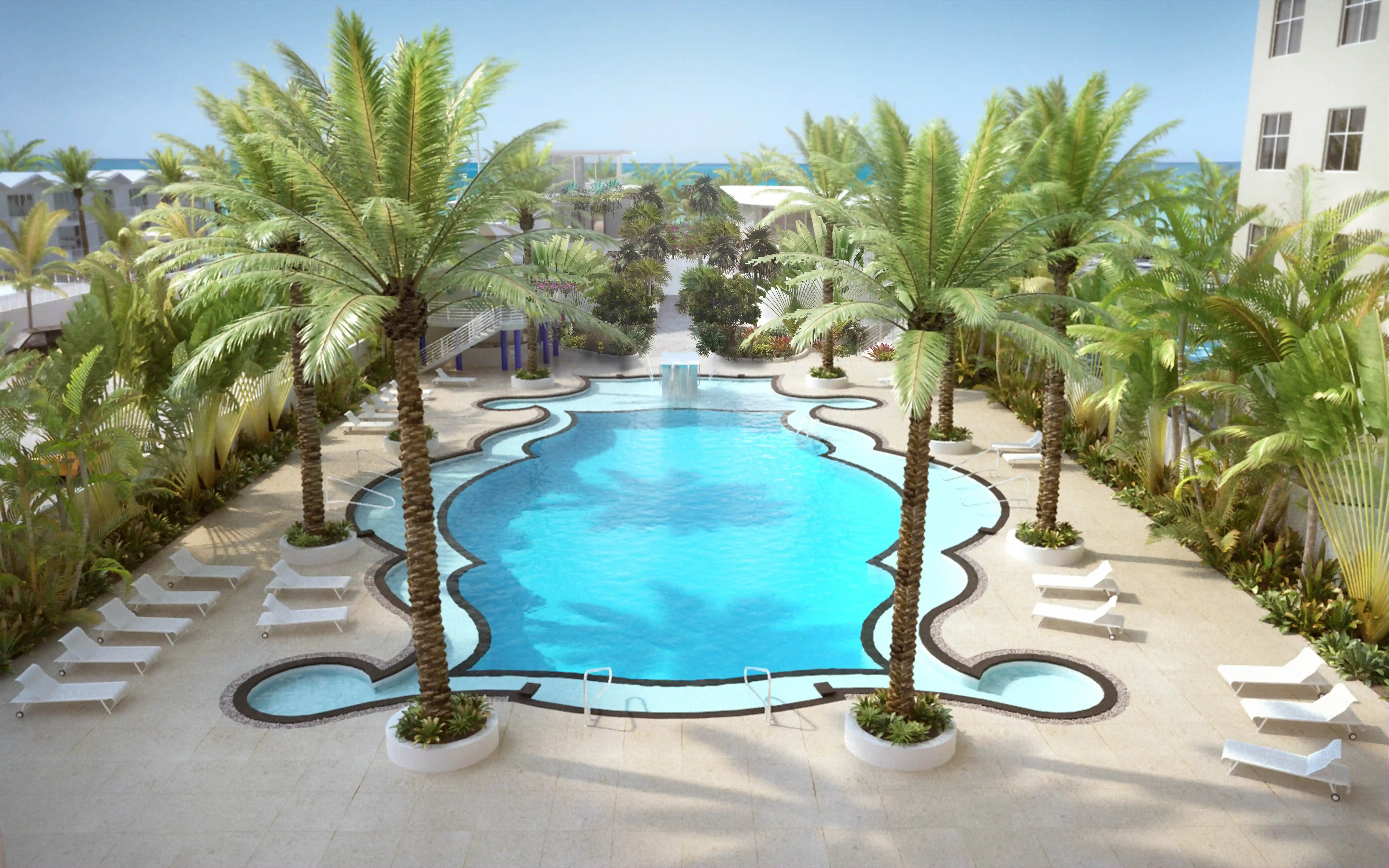 Raleigh Hotel Renovation - Pool
