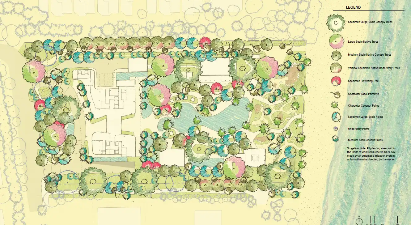301 Ocean Drive - Canopy Plan
