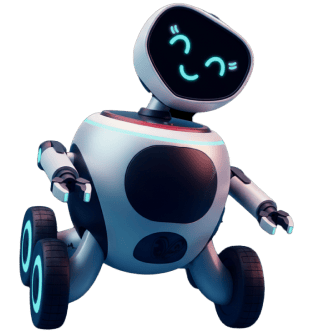 Rightcharge road robot leaning 