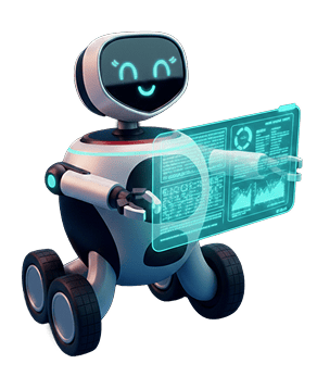 Rightcharge road robot holding dashboard