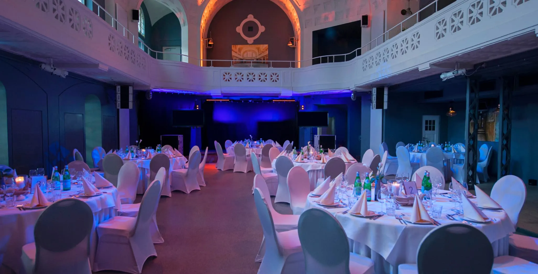 Ausstattung Gala Events und Feiern im Frauenbad Heidelberg