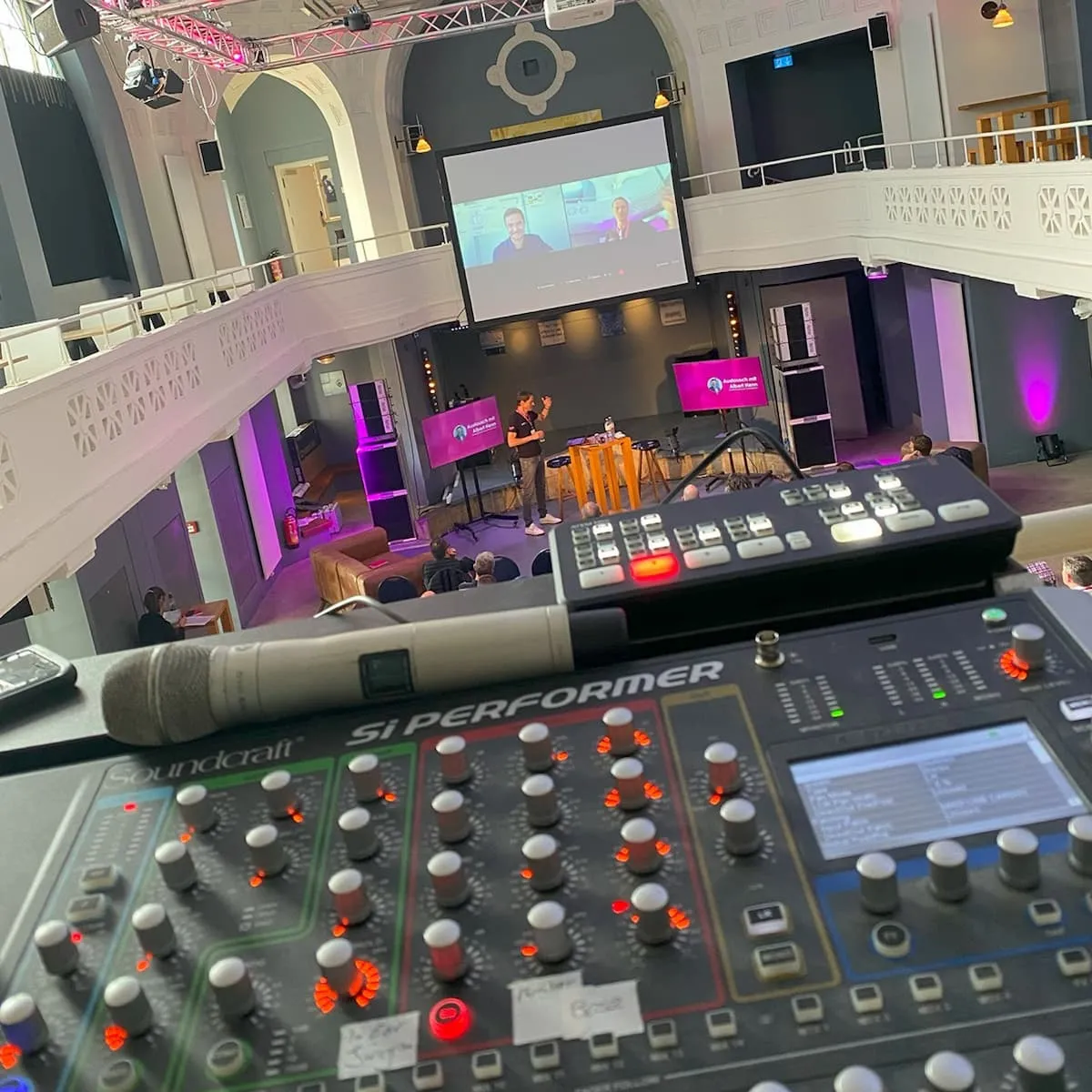 Passende Technische Ausstattung für Events Heidelberg Frauenbad