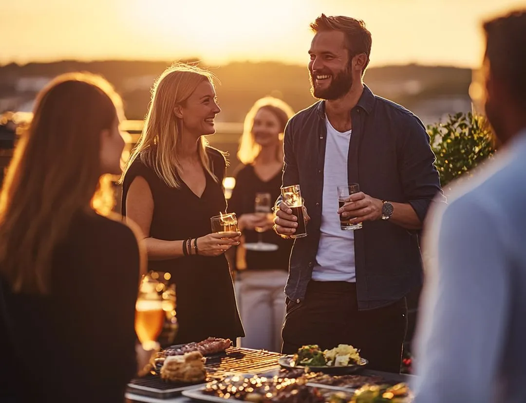 Sunset BBQ in Heidelberg | Events und Teambuildings im Frauenbad Heidelberg