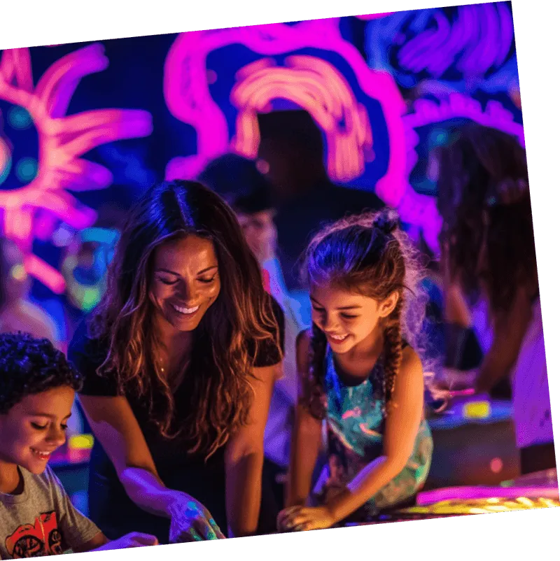 Neon Nights Kids Paint Event | Malen im Schwarzlicht im Frauenbad Heidelberg