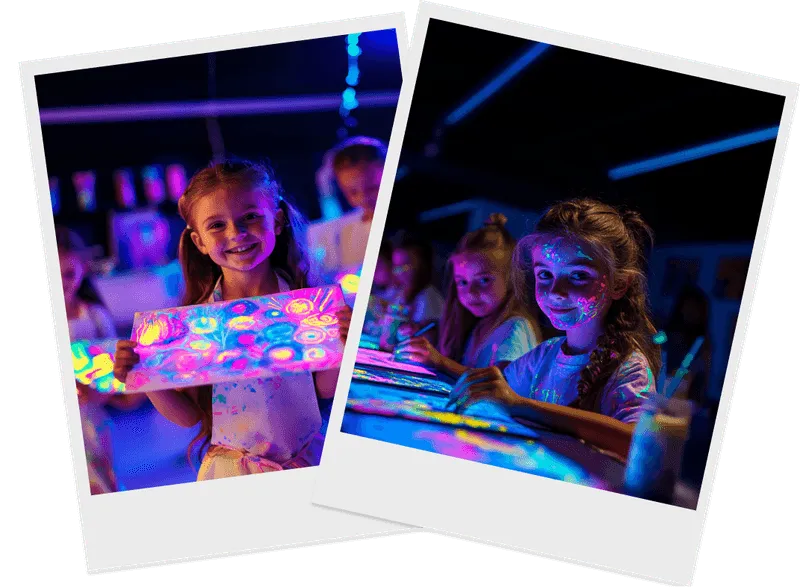 Neon Nights Kids | Malen im Schwarzlicht
