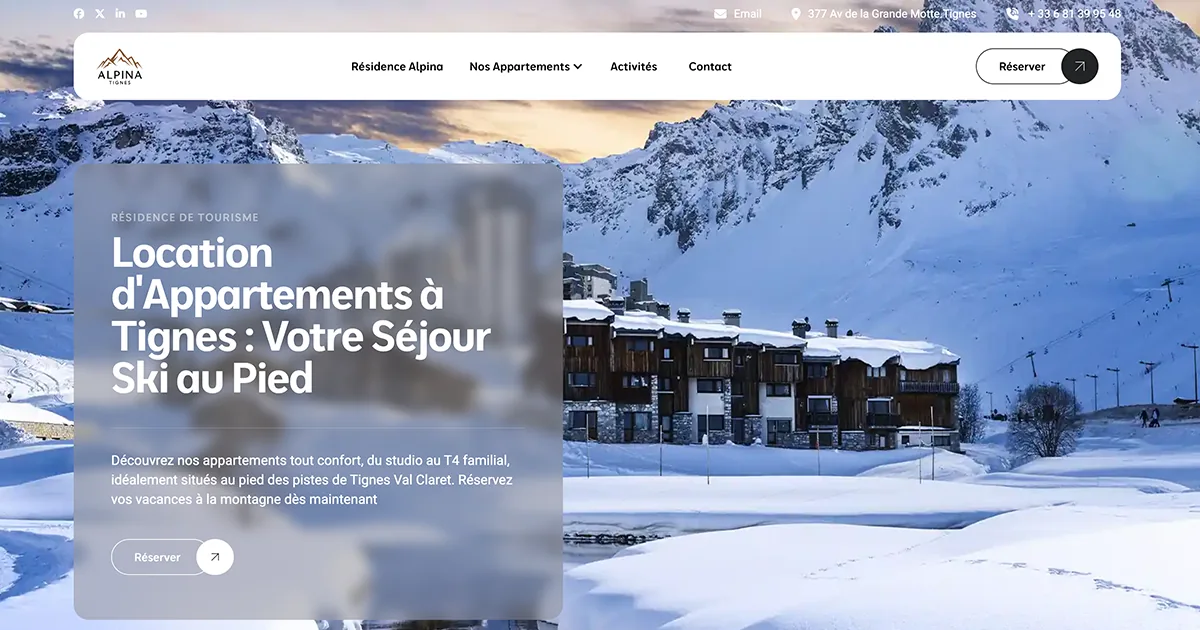 Touristignes Chalet Alpina — Extérieur