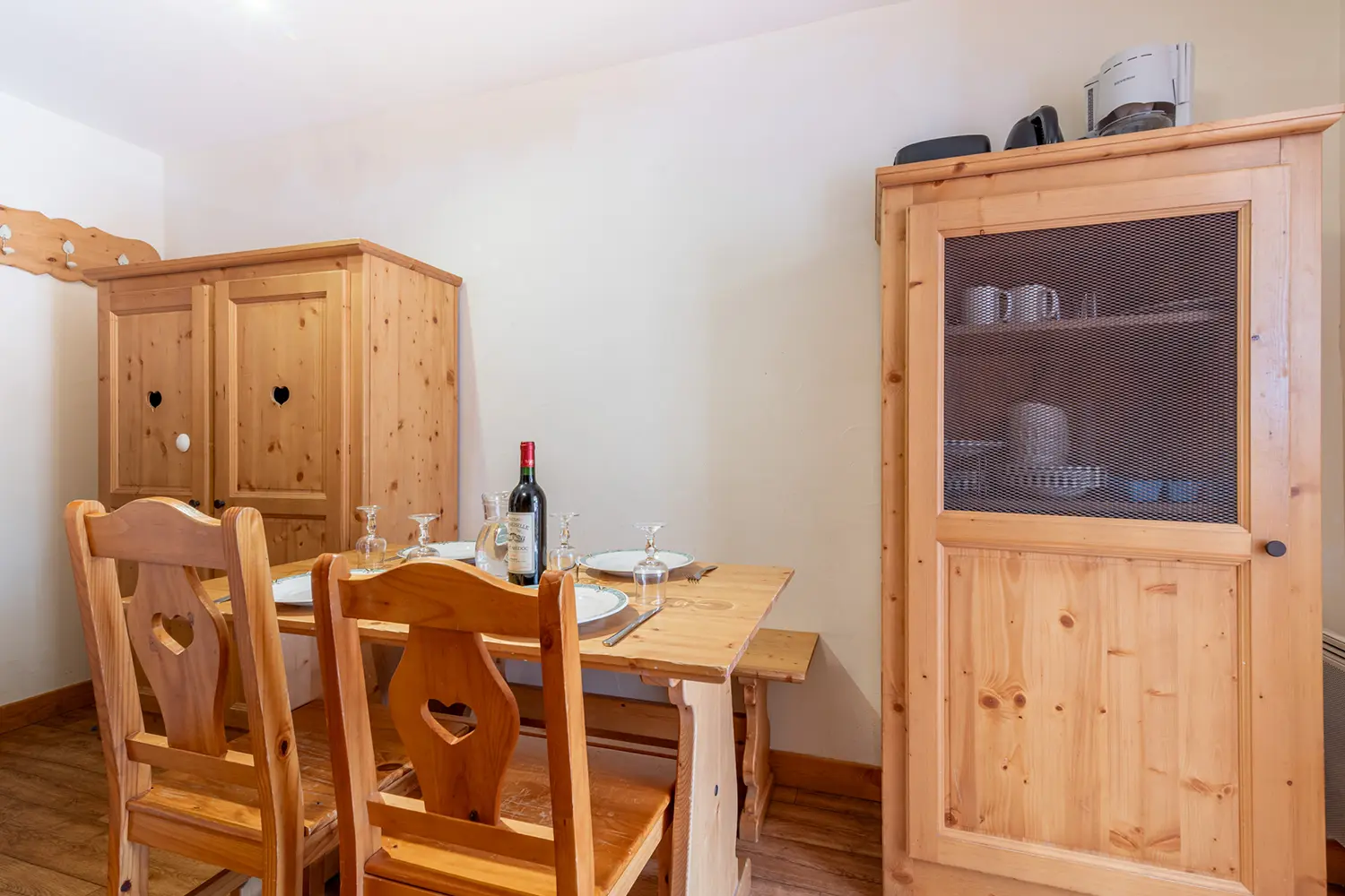 Coin repas appartement à tignes