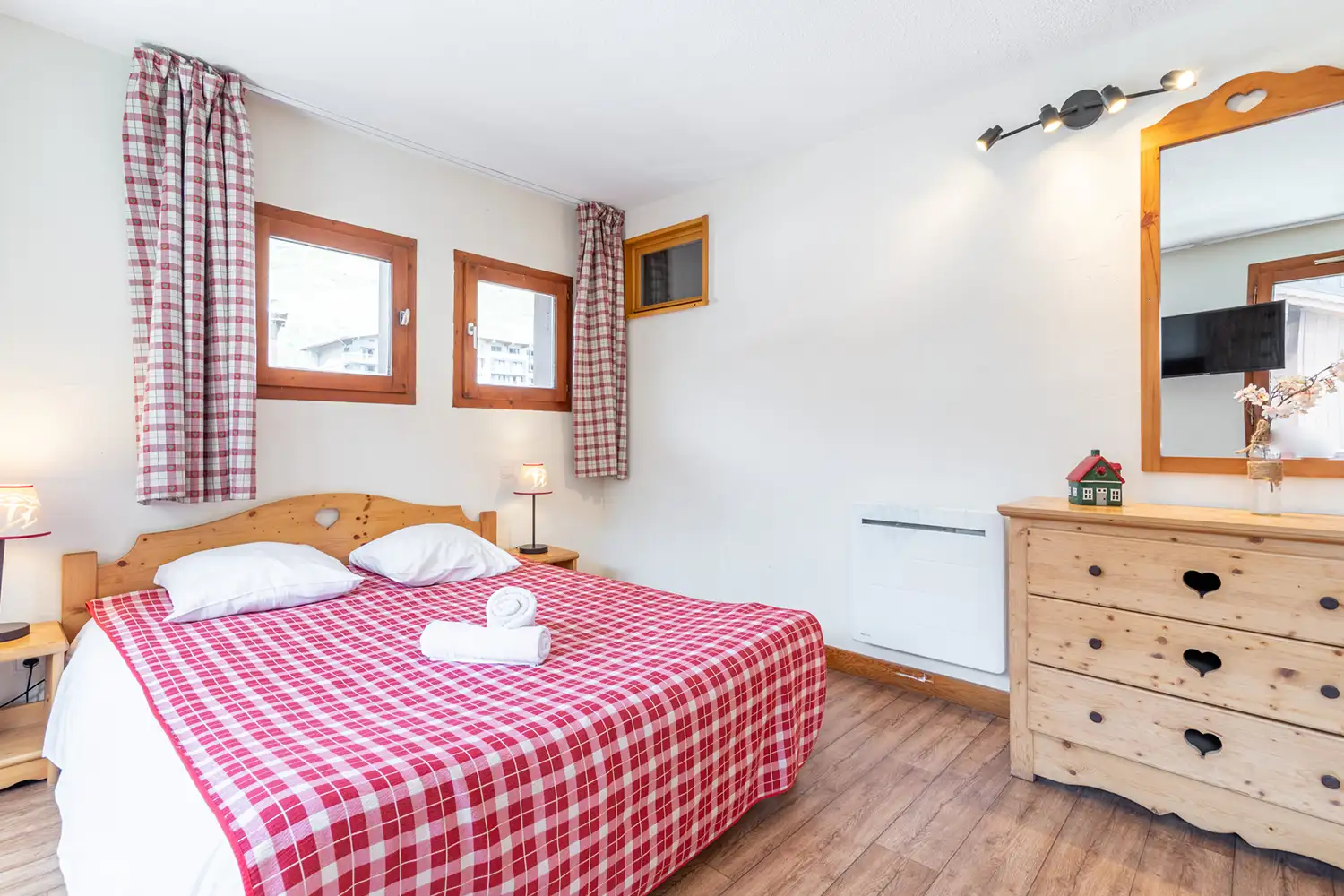 Chambres appartement à tignes