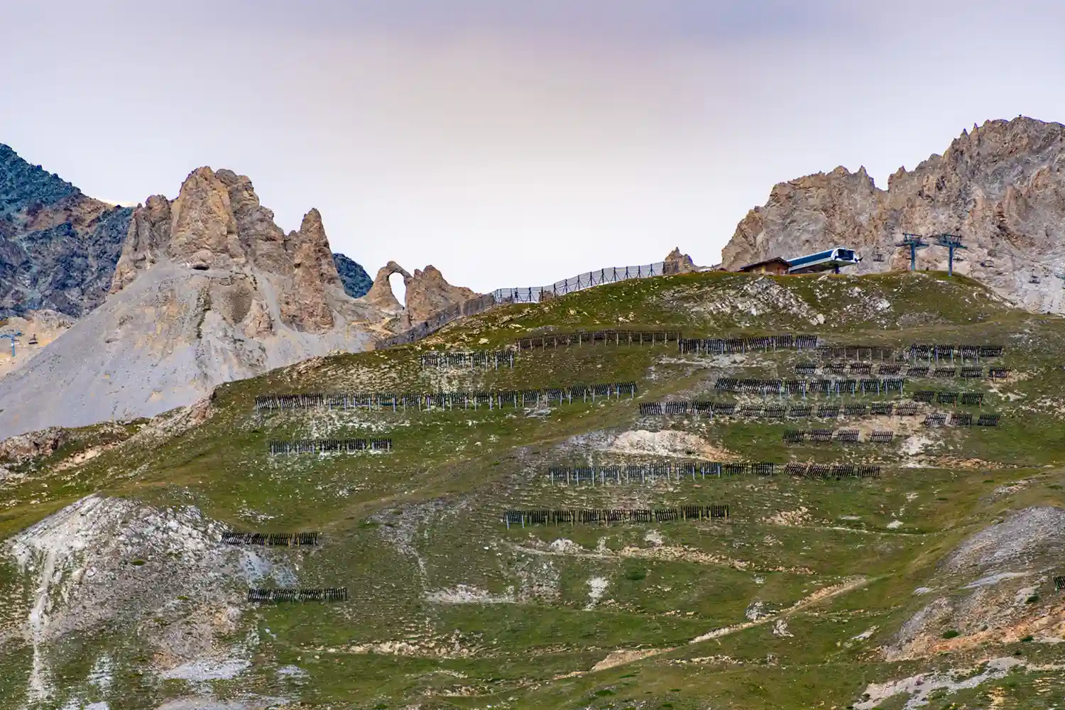 Vue appartement à tignes