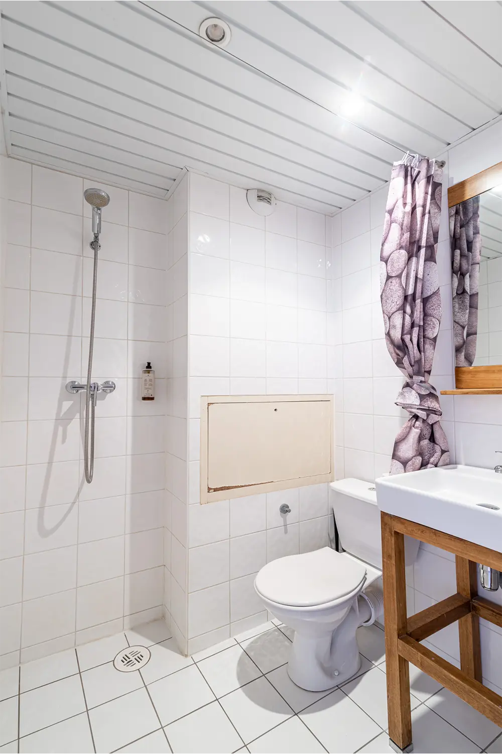Salle de bain dans un studio