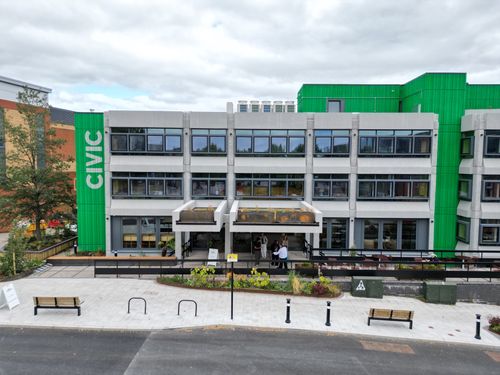 The outside of Civic in Wigan
