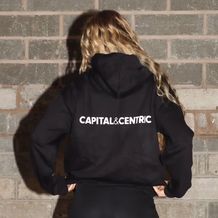 back of hoodie
