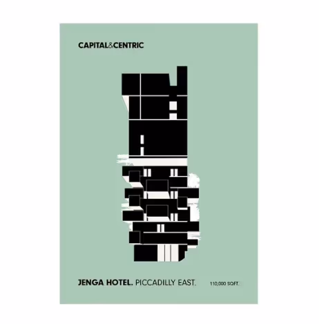 Jenga Hotel Print.