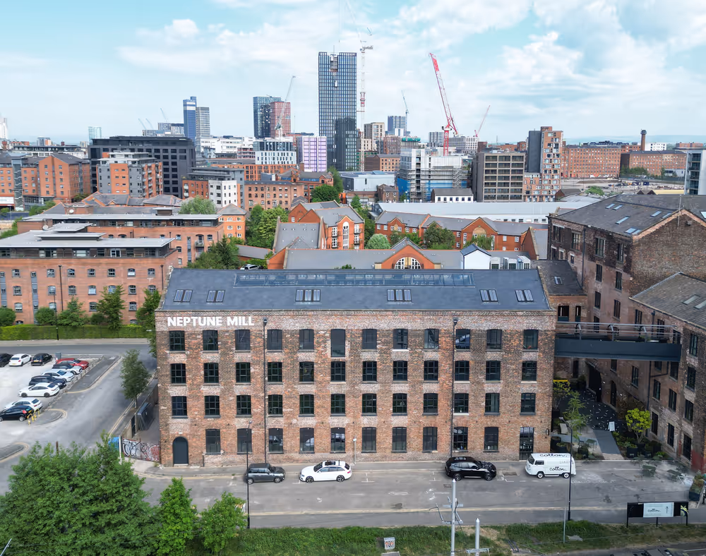 The outside of Neptune Mill