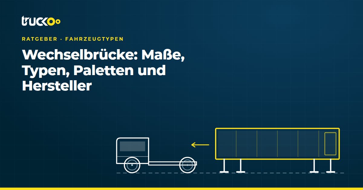 Wechselbrücke: Maße, Typen, Paletten und Hersteller