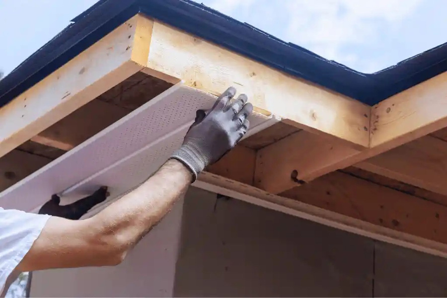 soffit installation