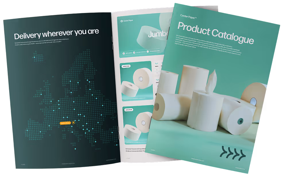 Center Paper katalog svih proizvoda i papirnatih rola i ručnika