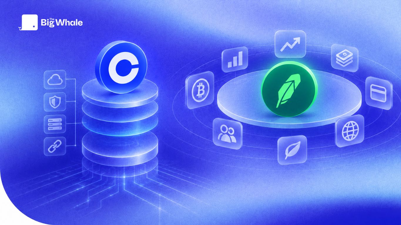 Coinbase und Robinhood: Gleicher Markt, entgegengesetzte Strategien