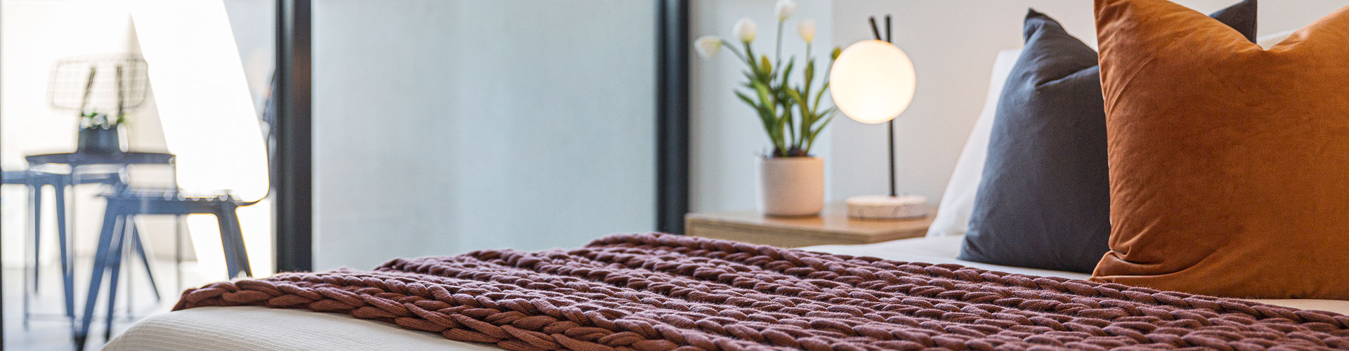 mattress in a bedroom