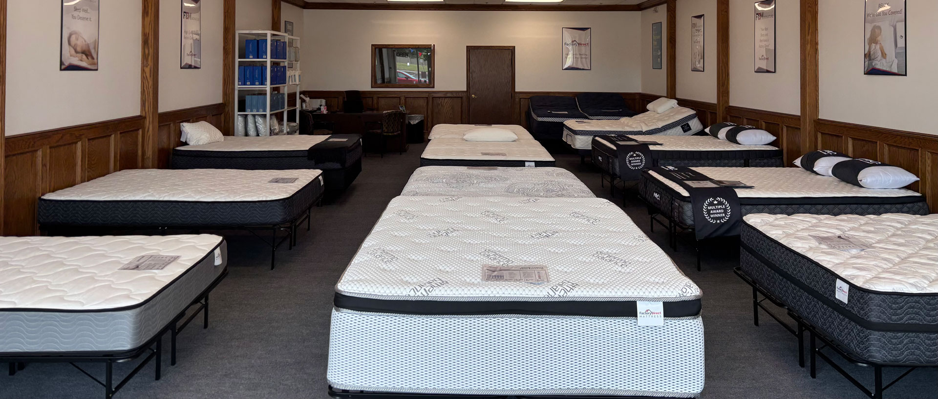 Factory Direct Mattress Norman store interior