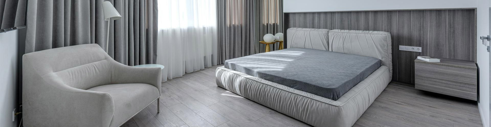 mattress in a bedroom