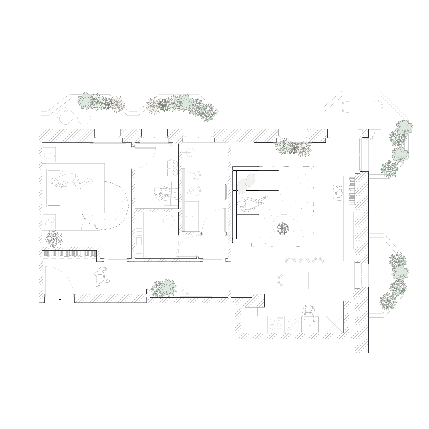 Piantina progetto di architettura De Architects