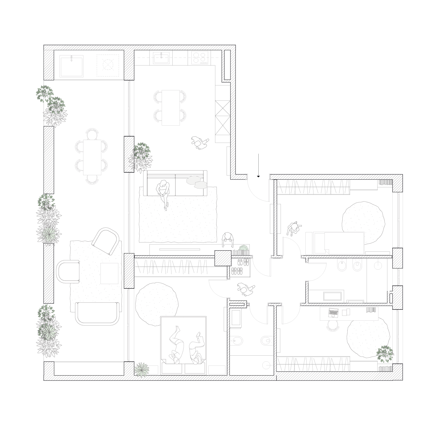 Piantina progetto di architettura De Architects