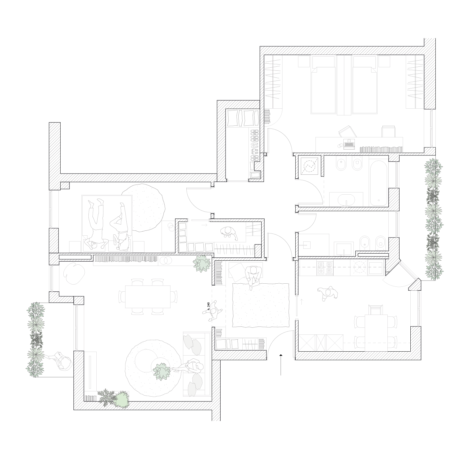 Piantina progetto di architettura De Architects