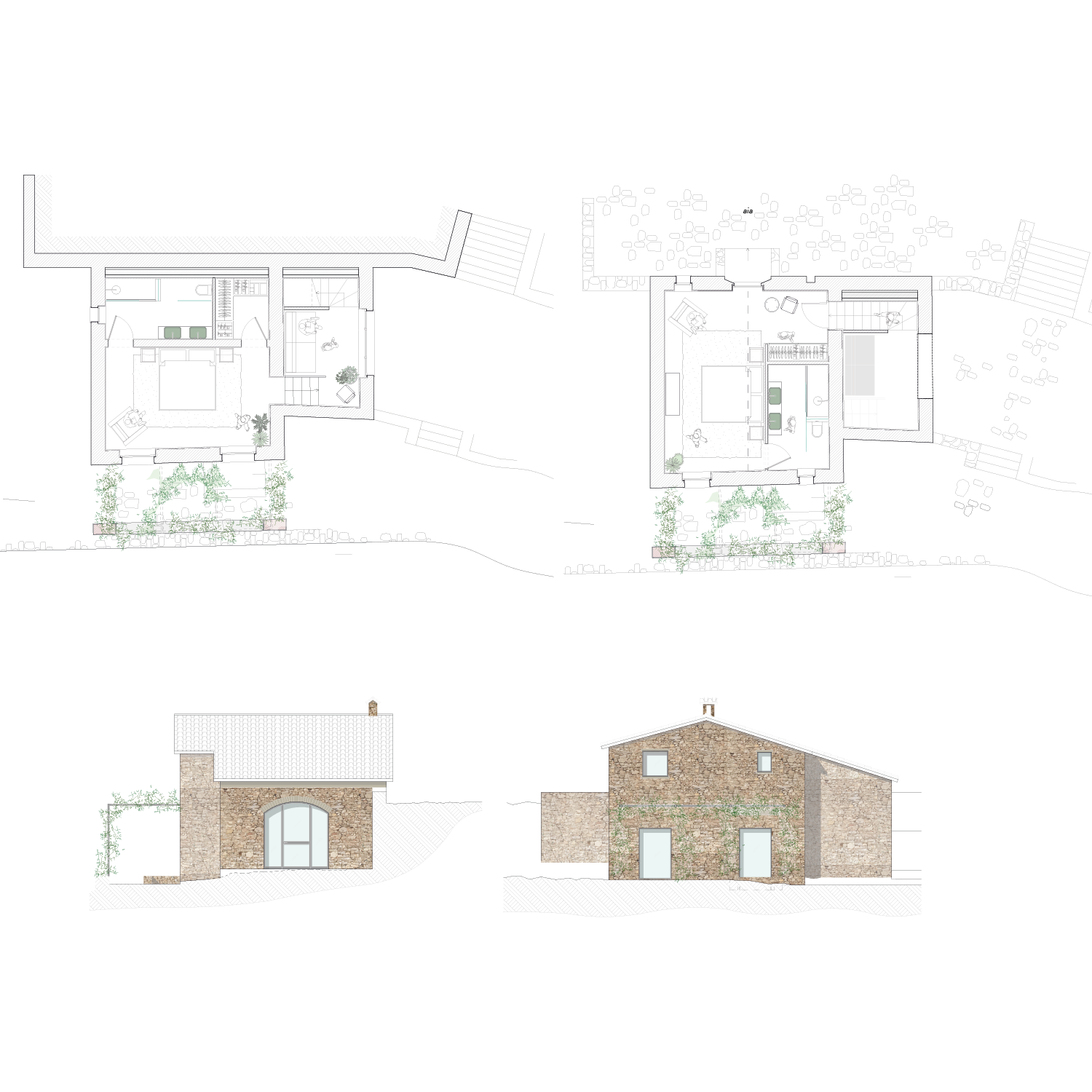 Piantina progetto di architettura De Architects
