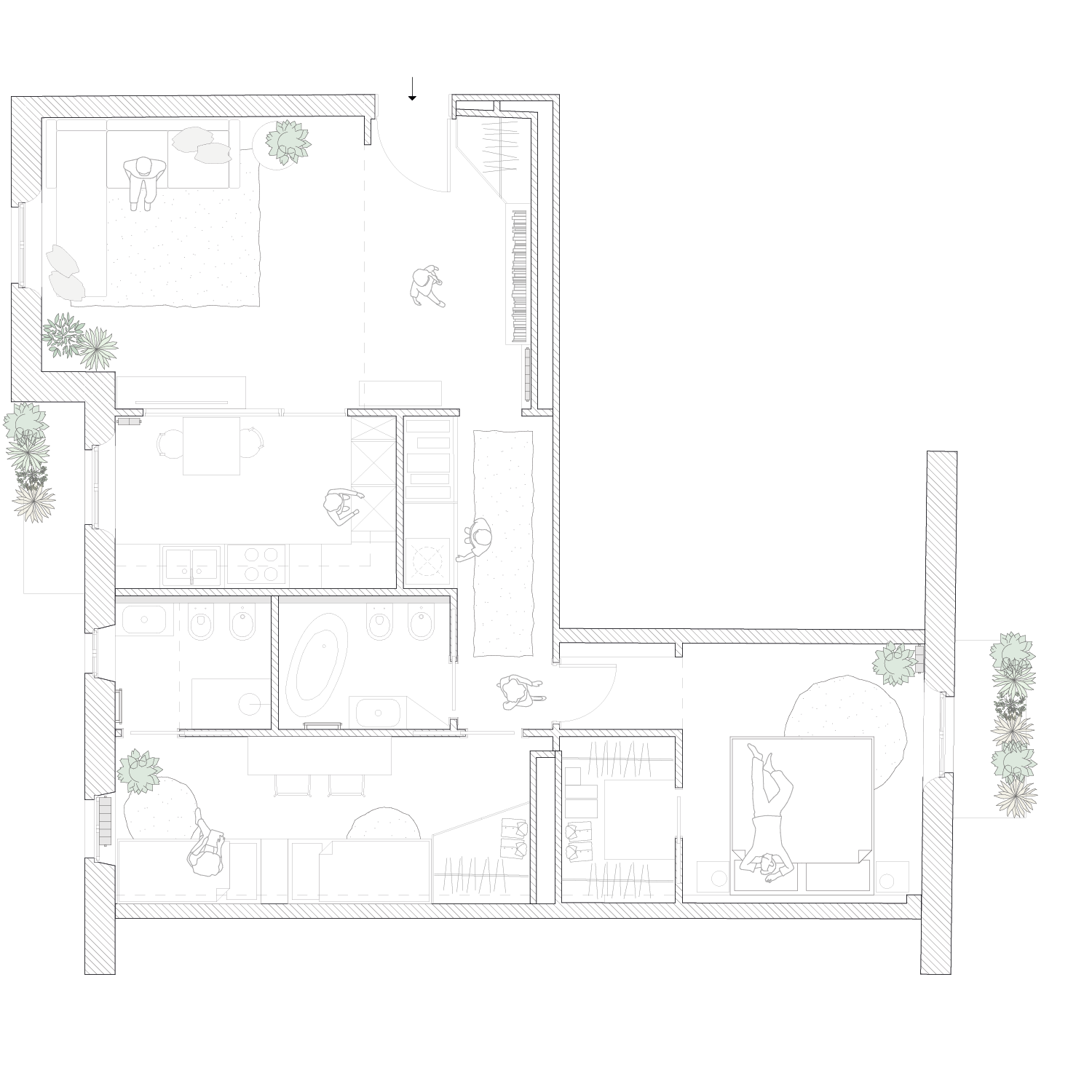 Piantina progetto di architettura De Architects