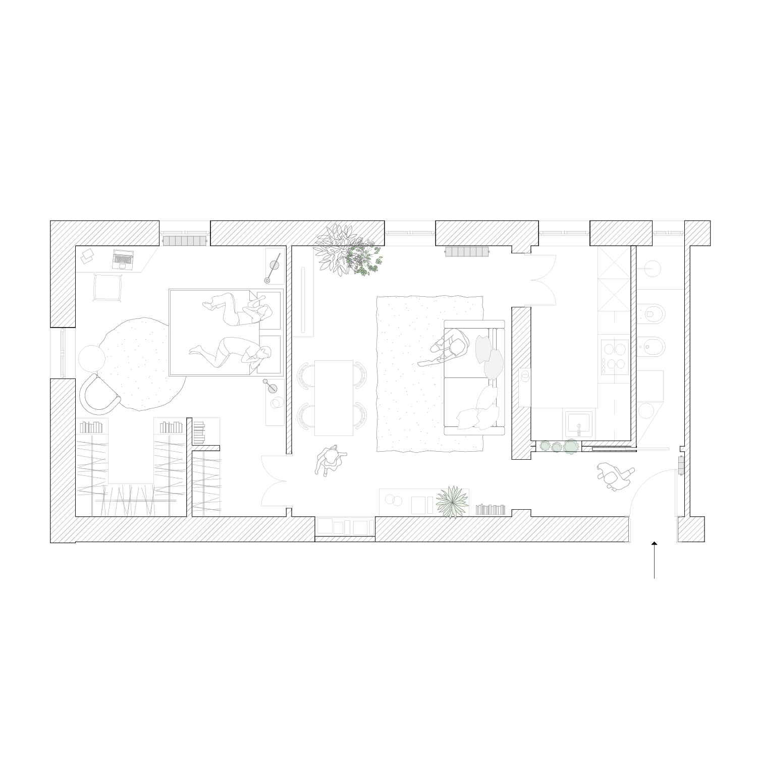 Piantina progetto di architettura De Architects