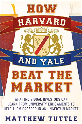 Book cover of Matthew Tuttle's book: How Harvard and Yale Beat the Market
