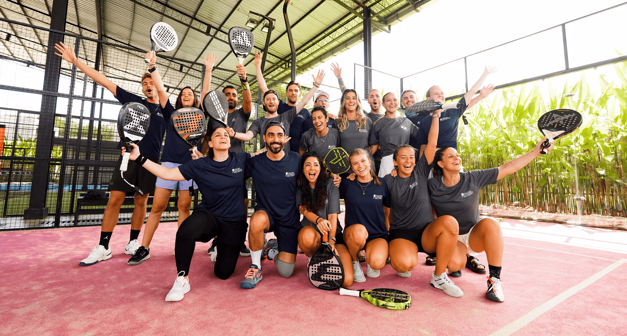 The Padel Retreat group photo